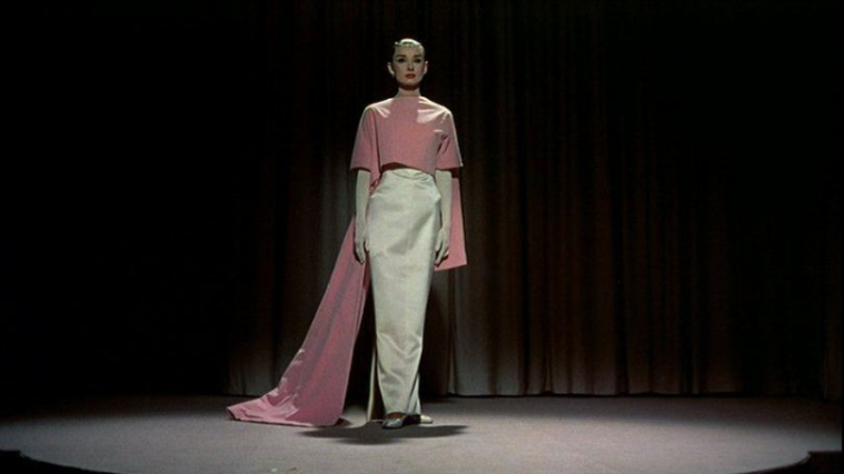 audrey-hepburn-in-funny-face-pinkwhite-gown-1
